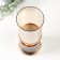 Summary metal, glass per 1 candle "Camilla" d = 9 cm gold 12x12x29 cm
