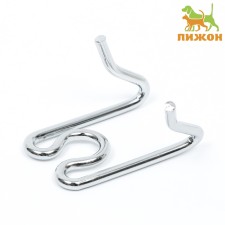 Link for a strict collar - half -reaches, chrome steel, thickness 2.5 mm