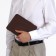 Folder for documents, a5, brown color