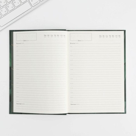 Soft-Touch diary with the embossing "Diary of the best teacher" A5 format, 80 sheets, solid cover-4