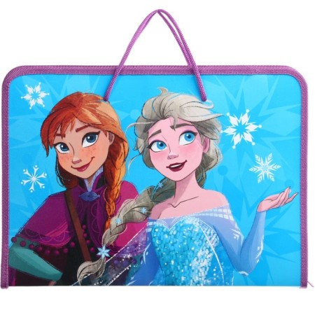 Plastic folder with A4 handles, on lightning, cold heart-2