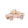 3D model of a wooden miracle-brown "military SUV"