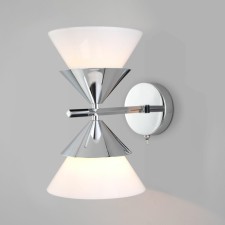 Wall lamp with rylee, 60W, E27, 22.3x16x26 cm