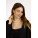 Set 2 objects: earrings, Kizel necklace scattering beads, white color, 42 cm