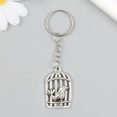 Trick Metal "Poultry in the Cell" silver 2.2x3.6 cm