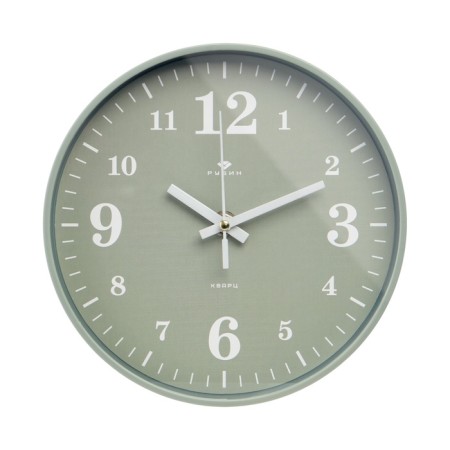 Watch Wall Interior "Classics", silent, D-9.5cm, olive body-3