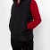 Warm vest of men's, black color, size 50