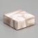 Box for jewelry, packaging, “silk”, 7.5 x 7.5 x 3 cm