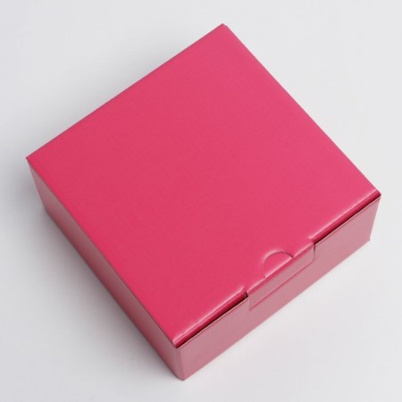 Gift folding box, packaging, Fuchsia, 15 x 15 x 7 cm-2