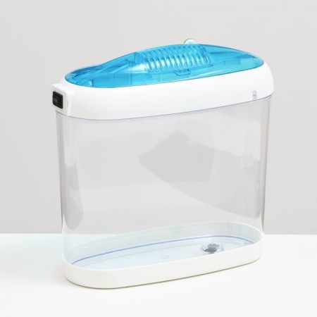 Aquarium desktop, with LED lighting and feeding calendar, 4.4 liters-2