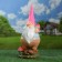 Garden figure "Dwarf with a mushroom" 44x16x16cm mix