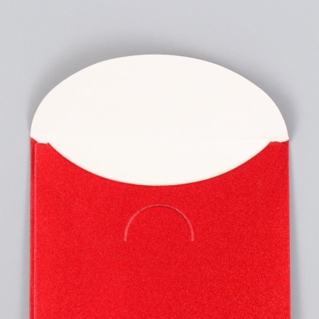 Envelope Cash paper "Happiness" set 6 pcs red with gold 9x17 cm-3