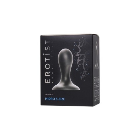 Anal sleeve Erotist Hidro S, silicone, black color, 8.5 cm-5