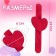 Needle on the bracelet "Heart", 23 × 6 cm, red color