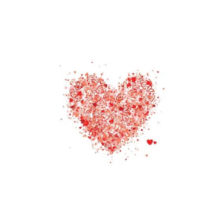 Pillow Roller "Air Heart, Decorative, size 16x45 cm-1