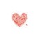 Pillow Roller "Air Heart, Decorative, size 16x45 cm