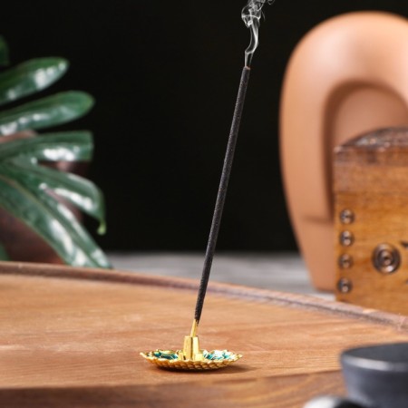 Claus for any incense "Lotus Small", Emal Blue-5
