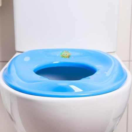 Toilet seat, blue color-1
