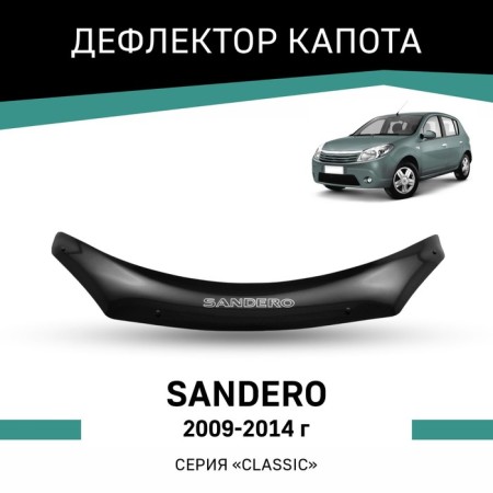 Defly hood deflector for Renault Sandero, 2009-2014