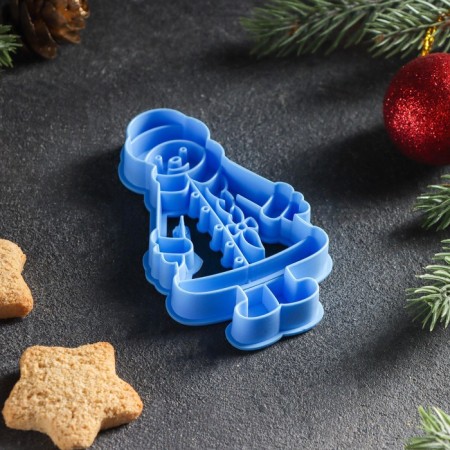 Books Form "Snow Maiden", cutting, stamp, 10.5 × 6 cm, blue color-2