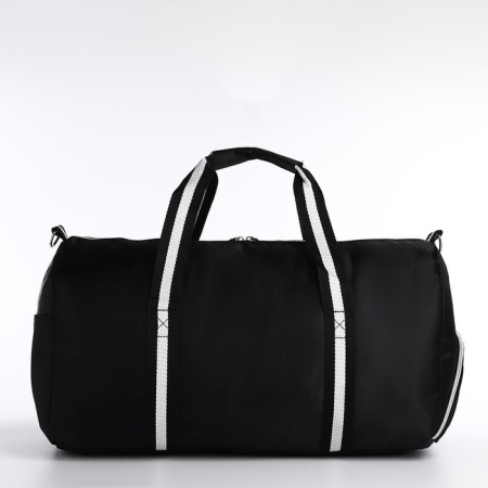 Board Road on a zipper, external pocket, shoe compartment, long belt, black color-2