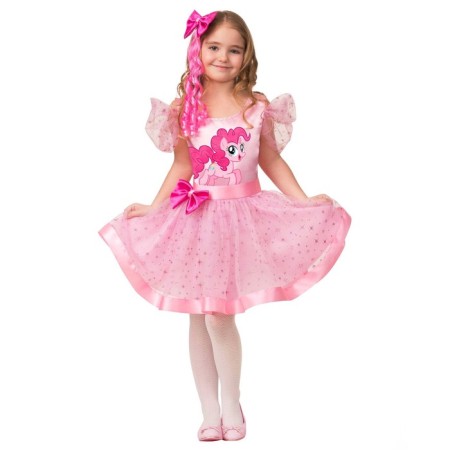 Carnival costumes "Pinky Pie", dress, hairpin-lumps, p. 30, height 116 cm