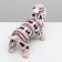 The overalls "deer" with a hood, size M (ds 30 cm, og 40 cm, osh 30 cm), pink
