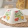 Plastic bowl bergamo, 2 l, 20.2 × 20.2 × 9.8 cm, with decor, light color color