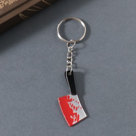 Acryl key a mirror "bloodied test" 4.6x1.6x0.4 cm-2
