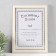 Photo frame plastic A4 Format "Golden Waves and Points" White 24.8x33.5 cm