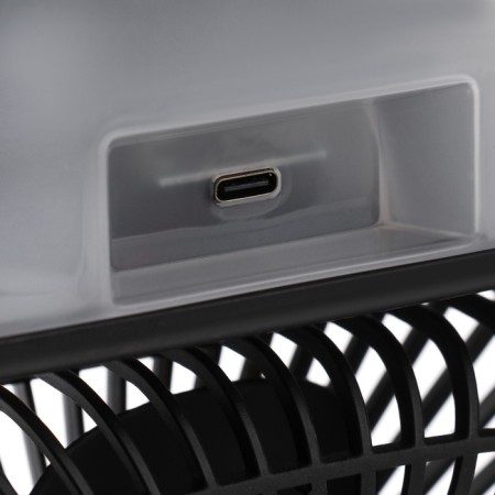 LOF-06 portable fan, with a moisturizer function, 3 speeds, USB power, black-8