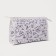 Cosmetic bag with lightning, white color