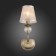 Wall lamp EVOLUCE. SL185.301.01. Grazia. 1x40 W, E14, 14x35.8 cm, bronze color, transparent