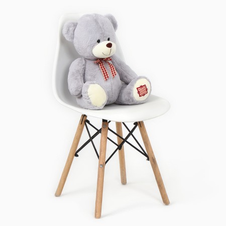 Soft toy "Bear", 40 cm, gray color-4