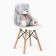 Soft toy "Bear", 40 cm, gray color