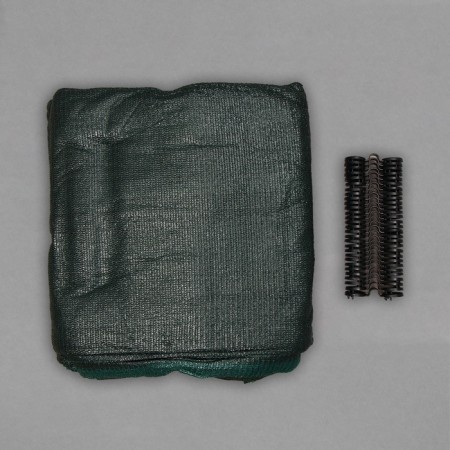 Substracting grid, 5 × 3 m, density 80 g/m², dark green, in a set 15 clips-15