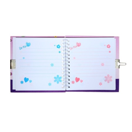 Notebook Gift A6, 45 sheets, on the castle, on the crest, line, "owl", mix-3