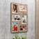 Photo frame of HDF "Our family" in 6 photos 10x15 cm (plastic screen)