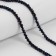 Decorative braid with beads, 6 mm, 2.7 ± 0.5 m, gasoline color