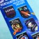 Magnetic bookmarks for books, 6 pcs "Intergalactic"