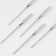 Needles for household sewing machines, universal, No. 70-90, 5 pcs