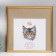 Photo frame plastic 40x40 cm, aged gold (plastic screen)