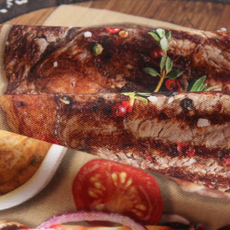 Набор полотенец "Этель" Meat dish 4 шт, 100% хлопок-2