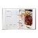 A book for recording culinary recipes A5, 80 sheets on the rings "Seafood", solid cover, colored separators, an offset unit