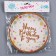 Paper plate "Happy Birthday", in a set of 6 pcs.