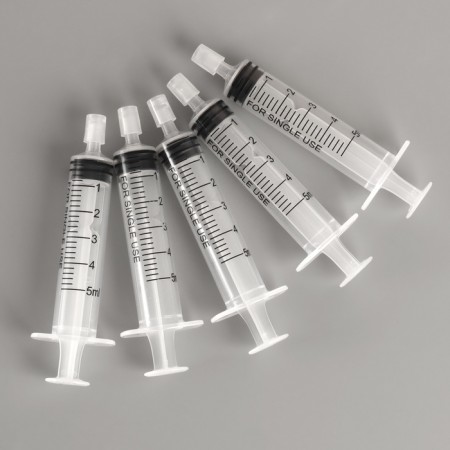 Perfume syringe, 5 ml, packing - 5 pcs, transparent color-5