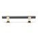 Cappio pk117 bracket handle, m/o 96 mm, color graphite