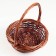 A set of baskets, 3 pcs, 36x14/39 cm, 30x12/34 cm, 23x8/25 cm, brown IV