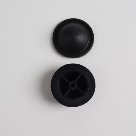Legs for a round suitcase D4*1.5cm (nab 10pc price for nab) plastic black-1