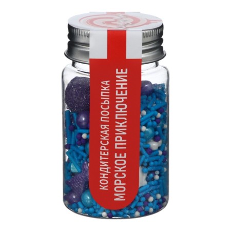 Confectionery Sprinking "Sea Adventure", 50 g-1